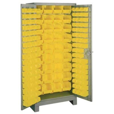 All-welded bin cabinet 1124 dove gray