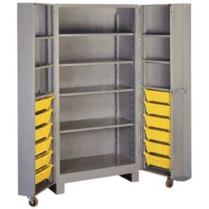 All-welded deep door cabinet 1127 dove gray