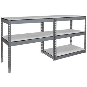 Industrial Grade 5 Shelf Rack With Duradeck Wide