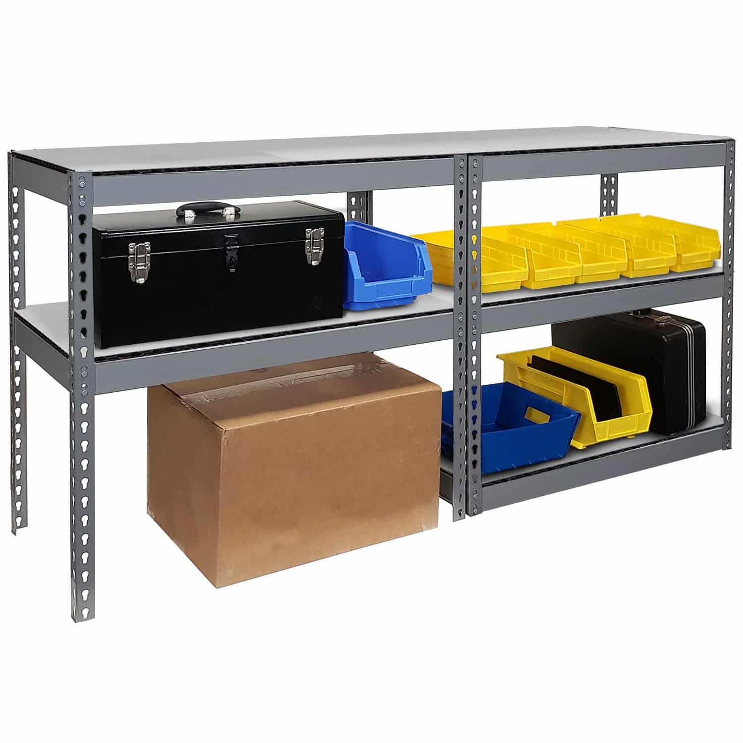 Industrial Grade 5 Shelf Rack With Duradeck Wide With Props