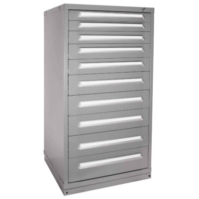 Republic Modular Drawer Cabinet Standard Wide Eye-level Height 10 Drawer 3600020 Dove Gray