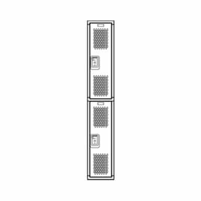 Double Tier Single Point II Ventilated Lockers